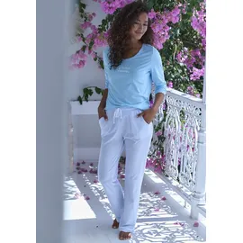 s.Oliver Pyjamahose Blau Gestreift 44/46