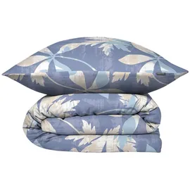 SCHIESSER Vera Floral Blau 135 x 200 cm + 80 x 80 cm
