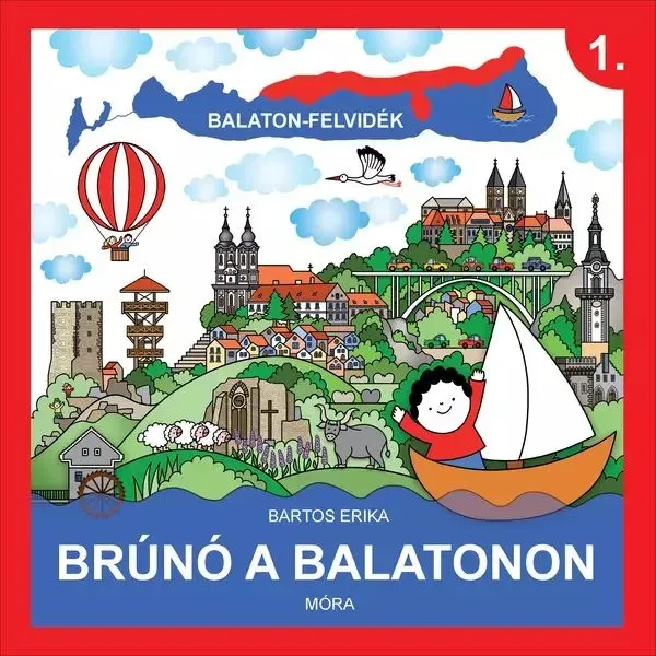 Bartos Erika: Bruno am Balaton See 1. - Buch auf Ungarisch