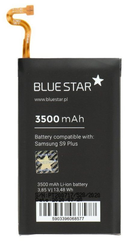 BlueStar Akku Ersatz kompatibel mit SAMSUNG GALAXY S9 PLUS 3500mAh Li-lon Smartphone-Akku