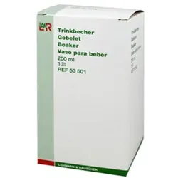 Trinkbecher mit 2 Deckeln