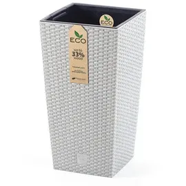 garten-living.com Blumenkasten Eco Wood 24 x 45 x 24 cm Weiß