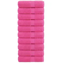 vidaXL Solund Handtuchset 10-tlg. rosa