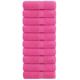 vidaXL Solund Handtuchset 10-tlg. rosa