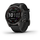 Garmin fenix 7S Sapphire Solar schiefergraues DLC-Titan Kunststoffarmband schwarz