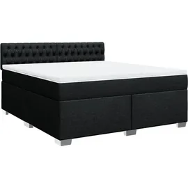 vidaXL Boxspringbett 180 x 200 cm Schwarz
