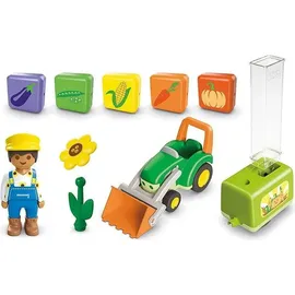 Playmobil Junior Traktor mit lustiger Pflanzmaschine 71773