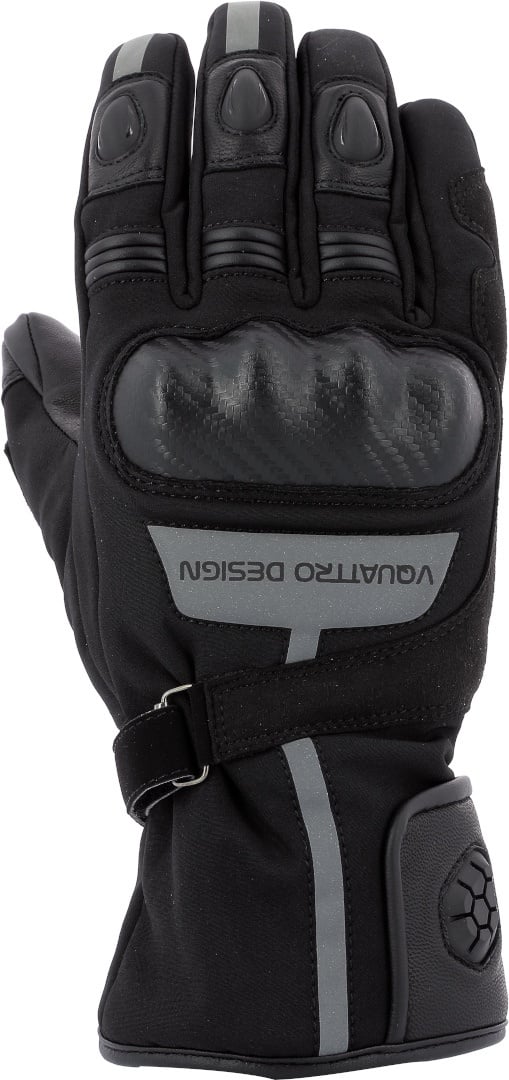 VQuattro Burn 18 Motorradhandschuhe, schwarz, Größe 3XL für Männer