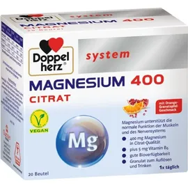 Doppelherz System Magnesium 400 Citrat Granulat 20 St.
