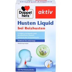 DOPPELHERZ Husten Liquid Sticks 12 St.