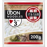 ITA-SAN Udon Nudeln, gekocht, schnelle und einfache Zubereitung, für Udon Nudelsuppe und weitere asiatische Gerichte, vegetarisch, 1 x 200 g