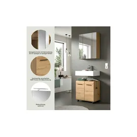 xonox.home Badkombination Ice 60 x 185 x 30 cm Braun