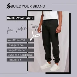 Build Your Brand - Herren Basic Jogginghose - Größe XS - 7XL - Black / L