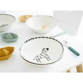 CreaTable Safari Bunt Teller Set 8-tlg. bunt