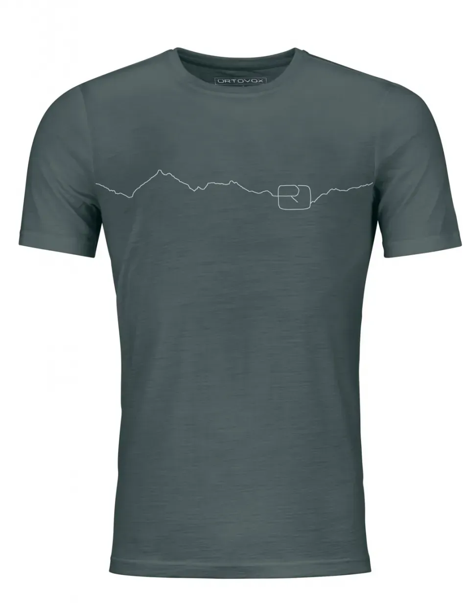 Ortovox 150 Cool Mountain Ts Herren dark arctic grey Merinoshirt