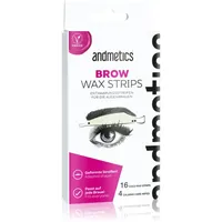 Andmetics Brow Wax Strips Damen 16 St.