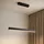 LUCANDE Mylosh 1-flg. 110 cm modern schwarz Aluminium