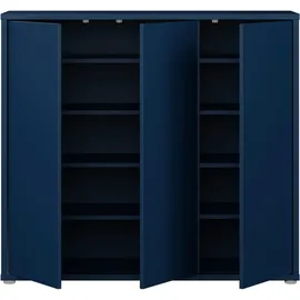 Forte Alice Springs Schuhschrank 109,2 x 99,1 x 34,9 blau