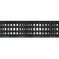 Zaun|zu® zaunzu Sichtschutz Design Vlies Bubble für Doppelstabmatten Schwarzgrau