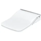 TOTO SW Washlet, multifunktionaler WC-Sitz, mit auto flush, 391x579x108mm, eckiges Design, CleanCase, Sitzring nahtlos, TCF804C2G