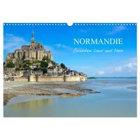 Calvendo Normandie - zwischen Land und Meer (Wandkalender 2026