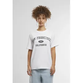 miss tee San Francisco City Wording weiß S