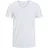 JACK & JONES Basic V-Neck T-Shirt weiss/white S