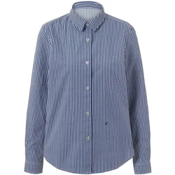 Tchibo - Hemdbluse - Damen - Gr. 40 - weiß/gestreift