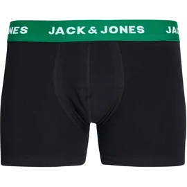 JACK & JONES Huey Boxershorts 5 Einheiten Electric Blue Lemonade / Pack Black / Black / Black / Black 14 Jahre