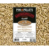 PINI Hartholzpellets 100% Buche BBQ Beech 30 Kg Grillpellets