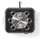 Nedis Eierkocher 8 Eier + Messbecher Aluminium/Schwarz