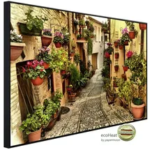 Papermoon Infrarotheizung Gasse in Spello Umbrien«, Matt-Effekt - bunt