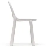 Infiniti - Drop Stuhl stapelbar, wetterfest & modern - weiß - weiß