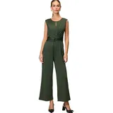 Zero Overall zero Jumpsuit mit Raffung (1-tlg) drapiert /gerafft grün 44