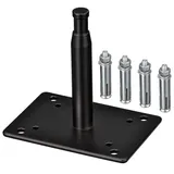 Bresser Wandhalterung aus Metall, 12 cm schwarz