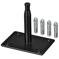 Bresser Wandhalterung aus Metall, 12 cm schwarz