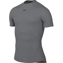Nike Pro Dri-FIT Tight kurzarm Fitnessshirt Herren 084 smoke grey/black L