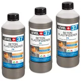 Hangato GmbH Beton-Zusatzmittel Plastifizierer 3L Betonverflüssiger Estrich Verzögerer L+37 braun