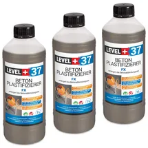 Hangato GmbH Beton-Zusatzmittel Plastifizierer 3L Betonverflüssiger Estrich Verzögerer L+37 braun