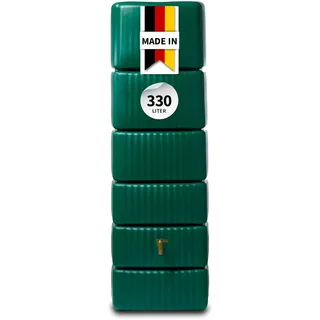 4rain Slim Wandtank 300 l grün