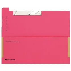 LEITZ Pendelfehltasche, seitlich mit Strei- fen, rot, Manilakarton