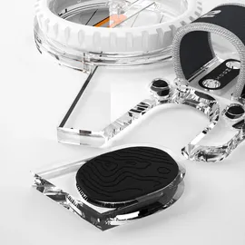 Silva Arc Jet 360 Left Kompass - Clear / Grey - One Size