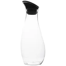 gimex Karaffe mit Schwingdeckel, 1L, schwarz