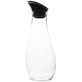 gimex Karaffe mit Schwingdeckel, 1L, schwarz