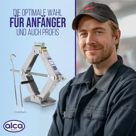 Alca Wagenheber Stahl 115–415mm Silber