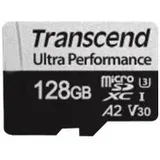 Transcend 340S R160/W125 microSDXC 128GB Kit, UHS-I U3, A2, Class 10 (TS128GUSD340S)