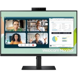 Samsung S24A400VEU Business Monitor - 61 cm (24 Zoll), Webcam, Höhenverstellung, Pivot
