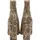 Buffalo Stiefel BUFFALO "Buffalo JULY ANKLE BOOTIE - VEGAN SUEDE", Damen, Gr. 39, cream, beige snake, Kunstfaser, Schuhe Stiefel