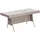 Merxx Teneriffa Gartentisch 160 x 90 x 76 cm Grau/Beige