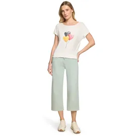Betty Barclay Damen Basic Shirt mit U-Boot-Ausschnitt 40, Patch White/Red | 40